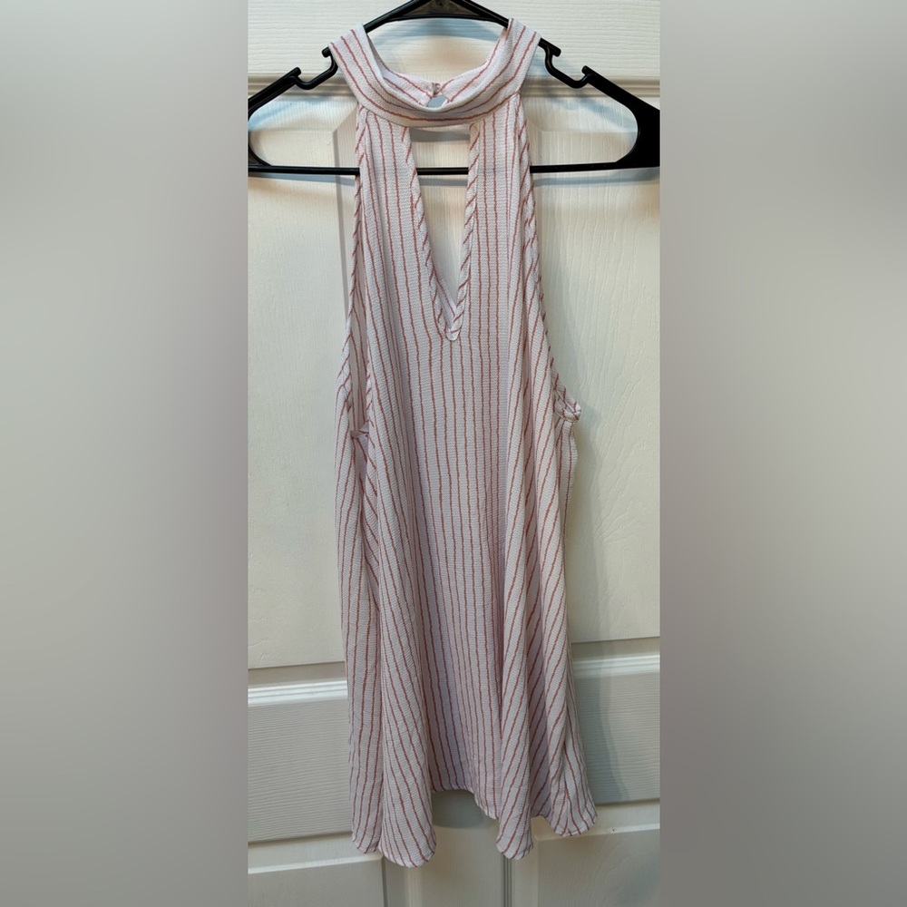 My Story Pink and White Striped Top
